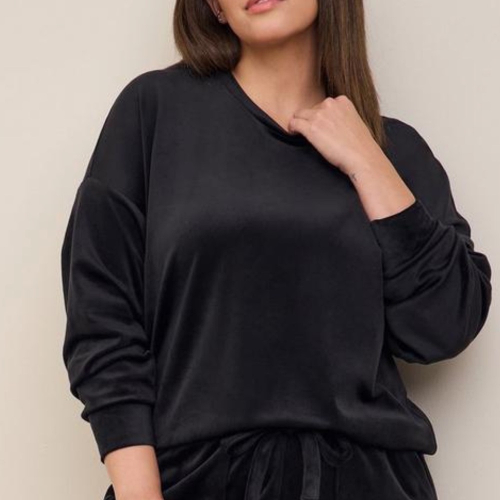 Torrid velour lounge sweatshirt